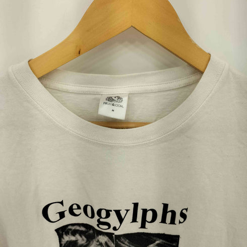 ヴァイナルアーカイブ VAINL ARCHIVE Arran Gregory Geoglyphs LS Tee アレングレゴリー グラフィックデザイン 両面プリント クルーネック長袖Tシャツ カットソー メンズ  M